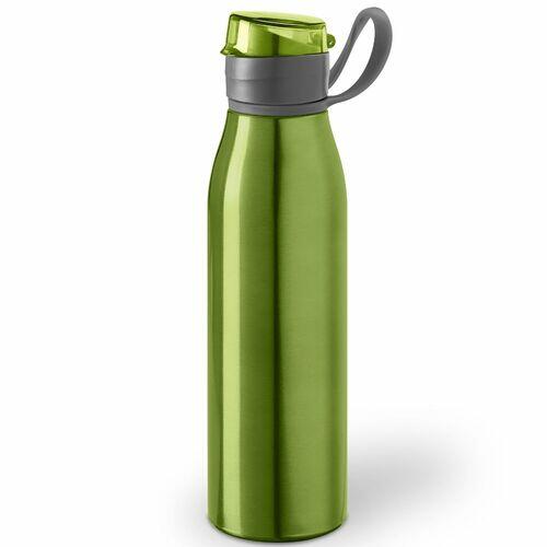 Kit 2x Garrafa Squeeze Alumínio 650 ml Capri TopGet Azul e Verde