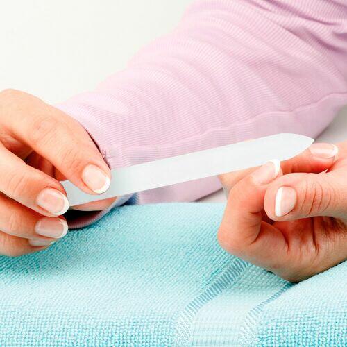 Kit 6x Lixa de Vidro Para Unha Topget Transparente