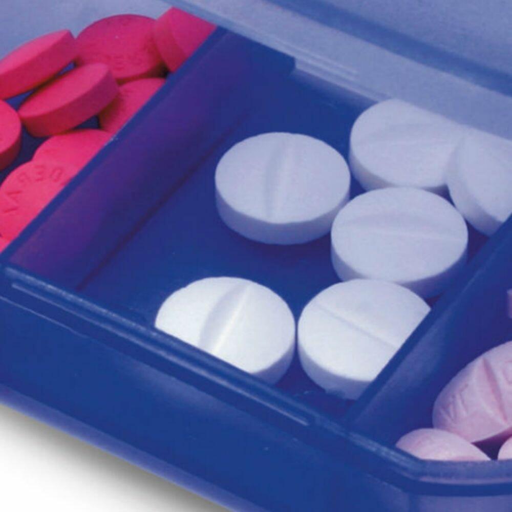 Porta Comprimidos com 3 Divisórias TopGet