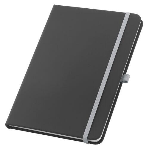 Kit 3x Caderneta Classic 14x21cm 80 Fls Pautadas Preto e Cinza