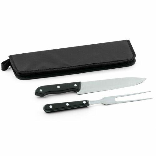 Jogo para Churrasco Inox 2 peças com Estojo TopGet
