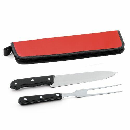 Jogo para Churrasco Inox 2 peças com Estojo TopGet