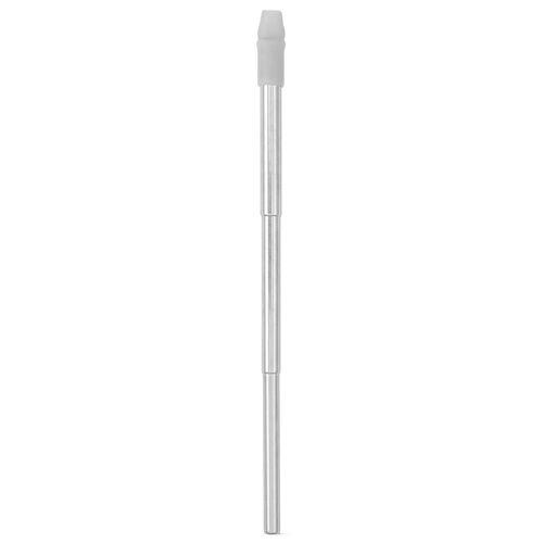 Kit Canudo em Inox e Escova de Limpeza TopGet
