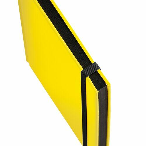 Kit 3x Caderneta Neon 14x21cm 96 Fls Pautadas Amarelo