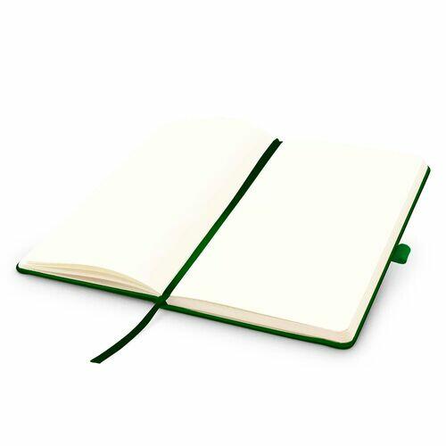 Kit 3x Caderneta de Anotações 14x21cm 80 Fls Sem Pauta Verde
