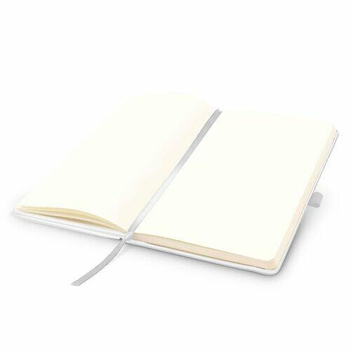 Kit 3x Caderneta de Anotações 14x21cm 80 Fls Sem Pauta Branco