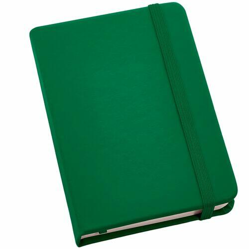 Kit 2x Caderneta de Anotações 9x14cm 80 Fls Sem Pauta Verde