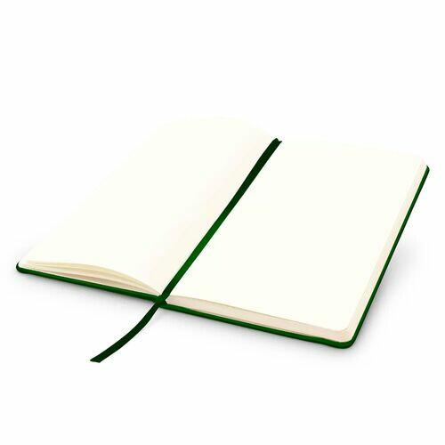 Kit 2x Caderneta de Anotações 9x14cm 80 Fls Sem Pauta Verde
