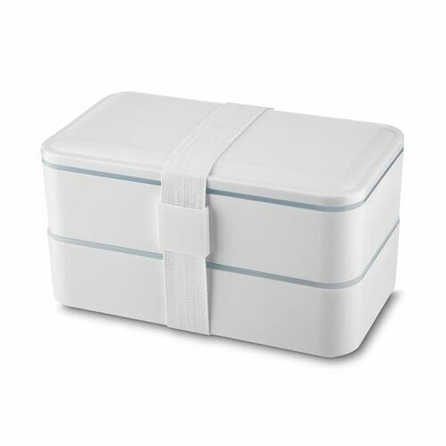 Kit Mochila com Bolso Térmico e Marmita Healthy TopGet Branco