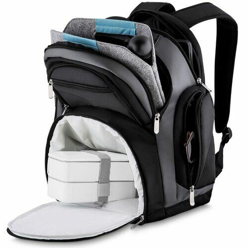 Kit Mochila com Bolso Térmico e Marmita Healthy TopGet Branco