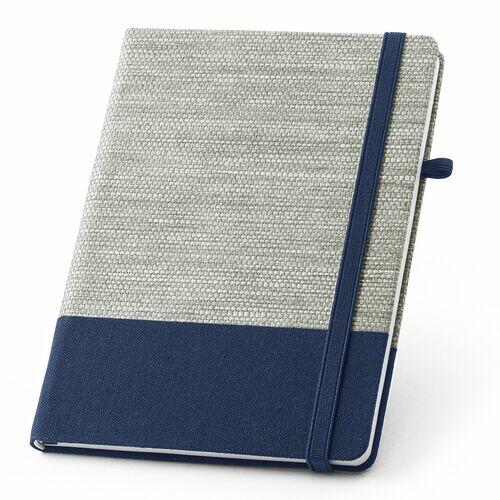 Kit 3x Caderneta Elegance 14x21cm 96 Fls Pautadas Azul