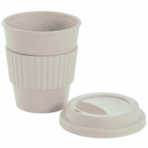 Kit 4x Copo Fibra de Bambu Nature Eco TopGet Cinza