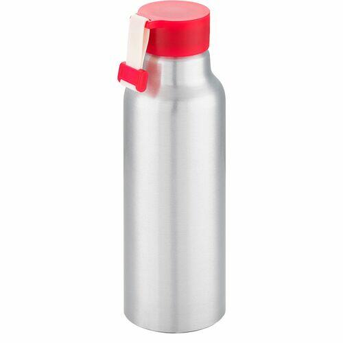 Kit 2x Garrafa Squeeze Alumínio 570 ml Phase TopGet Branco e Vermelho