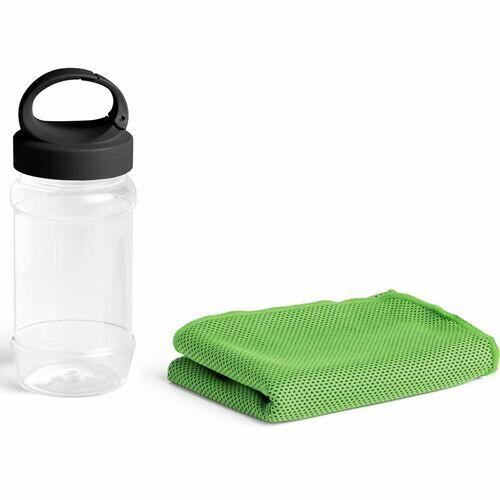 Kit 5x Toalha Esportiva Gelada Refrescante TopGet Verde