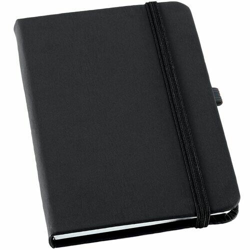 Kit 3x Caderneta de Anotações 9x14cm 80 Fls Sem Pauta Preto