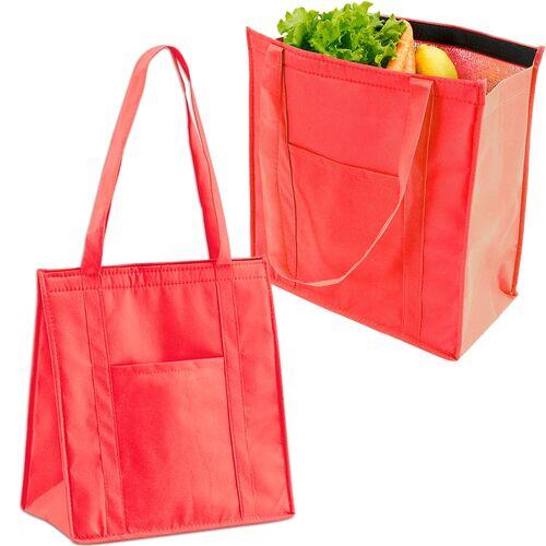 Kit 2x Sacola Térmica Ecológica em TNT TopGet Vermelho