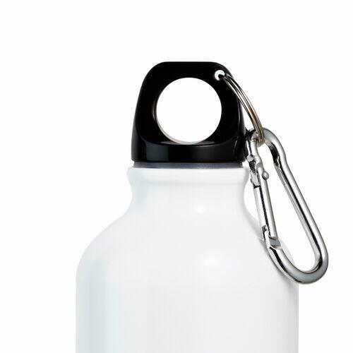 kit 2x Garrafa Squeeze Sport 500 ml TopGet Branco e Rosa