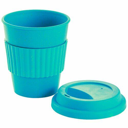 Kit 2x Copo Fibra de Bambu Nature Eco TopGet Azul Claro