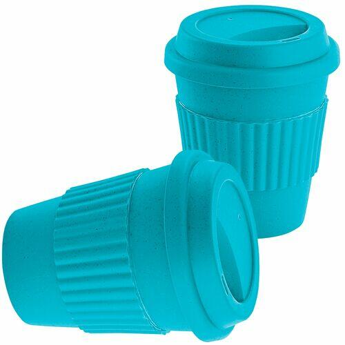 Kit 2x Copo Fibra de Bambu Nature Eco TopGet Azul Claro