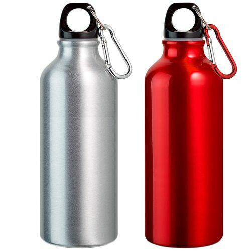 Comprar kit 2x Garrafa Squeeze Sport 500 ml TopGet Prata e Vermelho ...