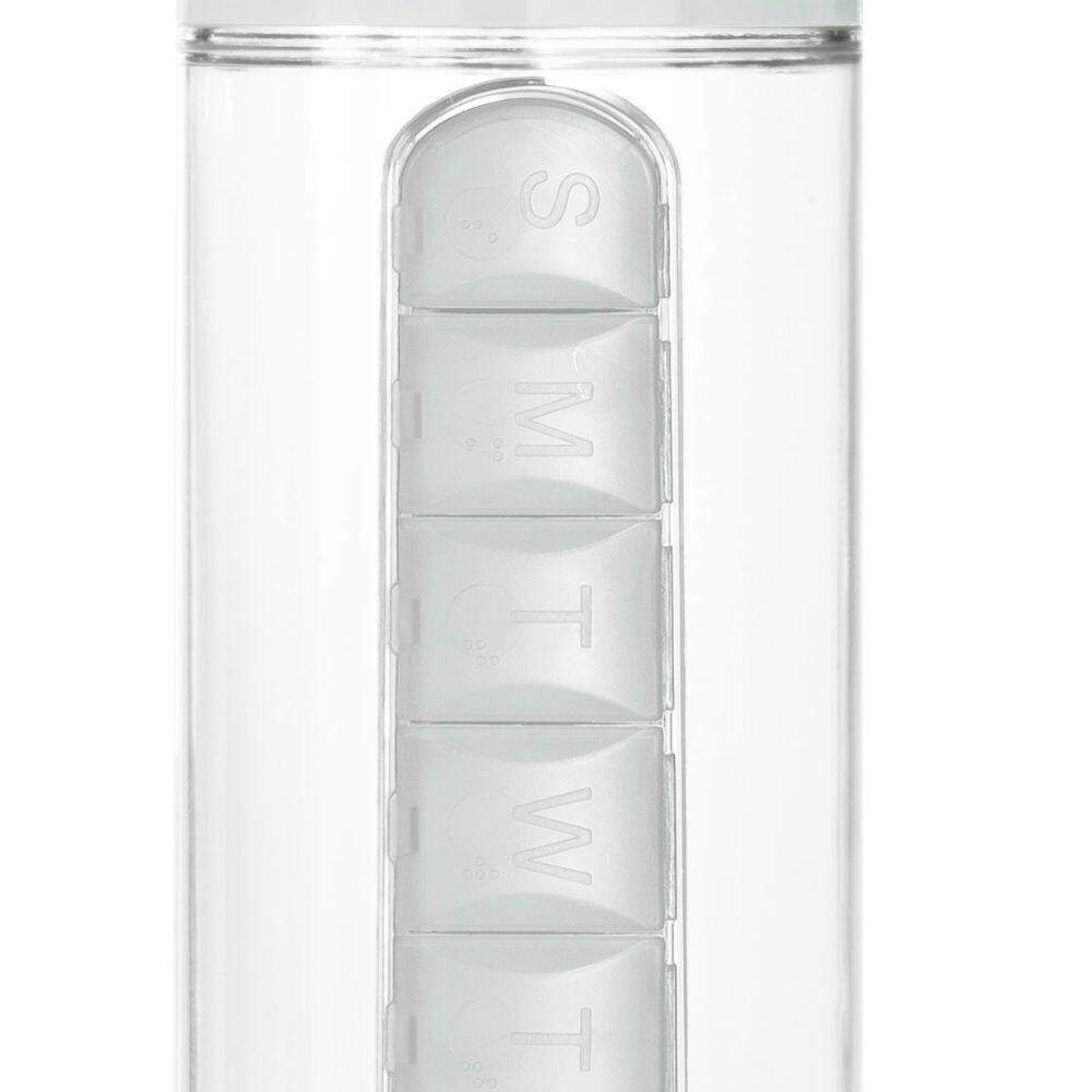 Garrafa Squeeze 600ml com Porta Comprimidos TopGet