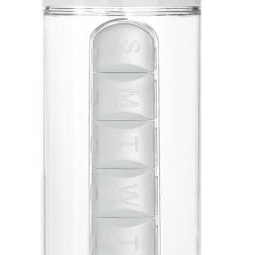 Garrafa Squeeze 600ml com Porta Comprimidos TopGet