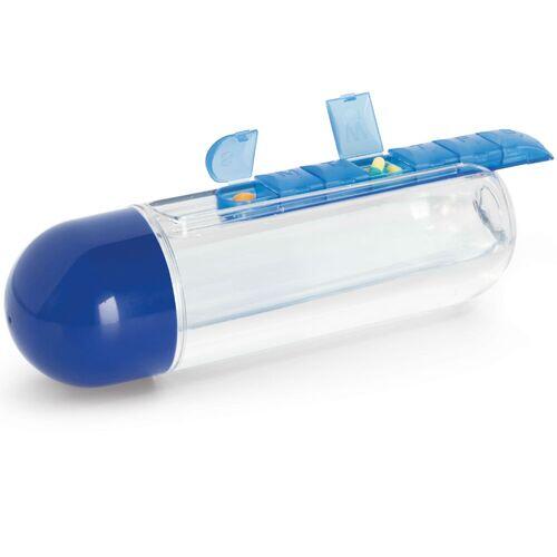 Garrafa Squeeze 600ml com Porta Comprimidos TopGet