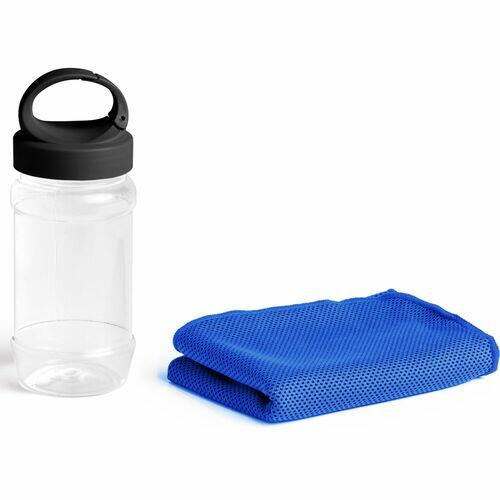 Kit 3x Toalha Esportiva Gelada Refrescante TopGet Azul
