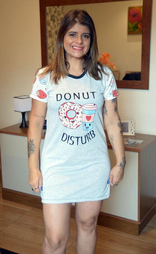 Camisola Meia Manga Malha Premium Donuts