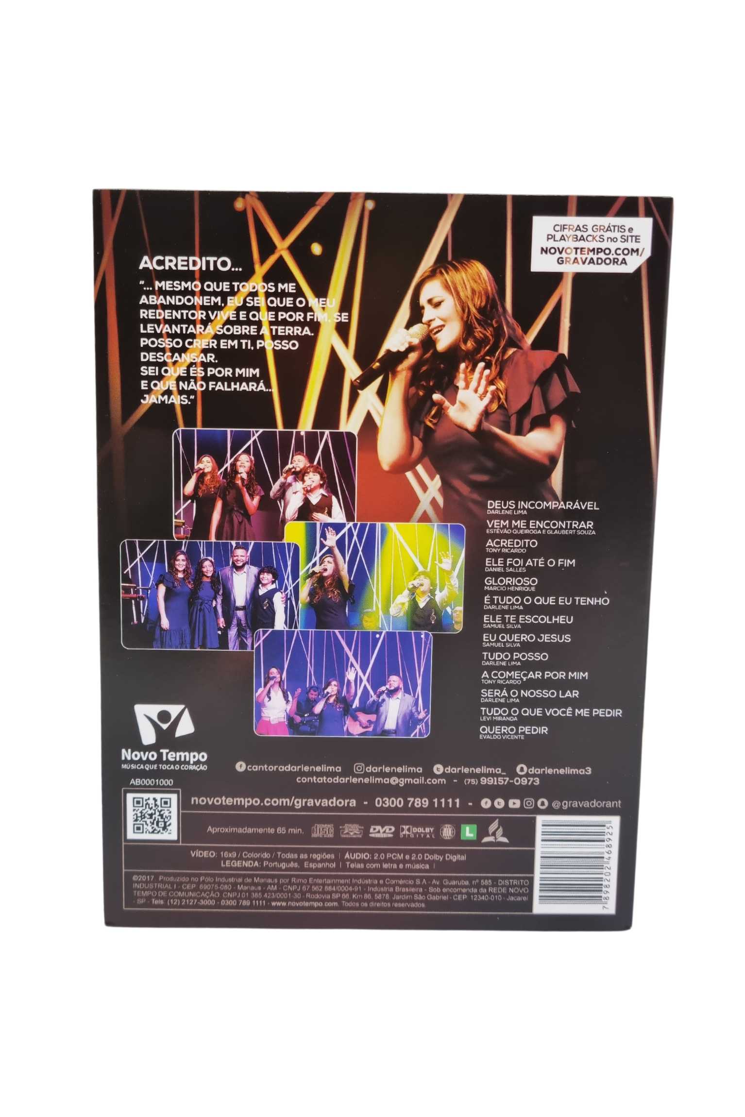 Comprar DVD + CD Acredito - Darlene Lima - a partir de R$31,25