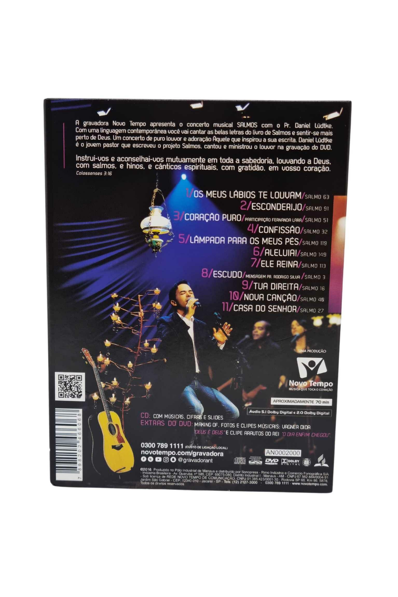 Comprar DVD + CD Salmos - Daniel Lutdke - a partir de R$18,75