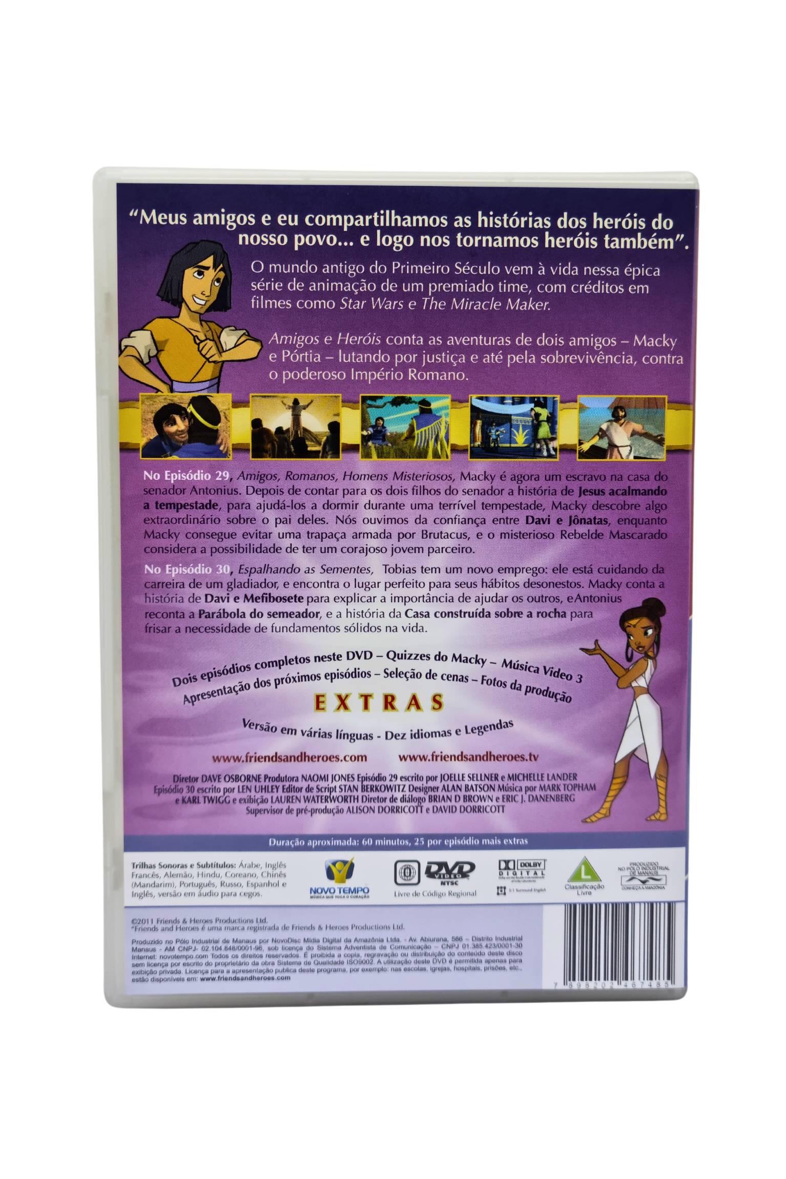 Comprar DVD Infantil Amigos e Heróis 14 - Episódios 29 e 30 - a