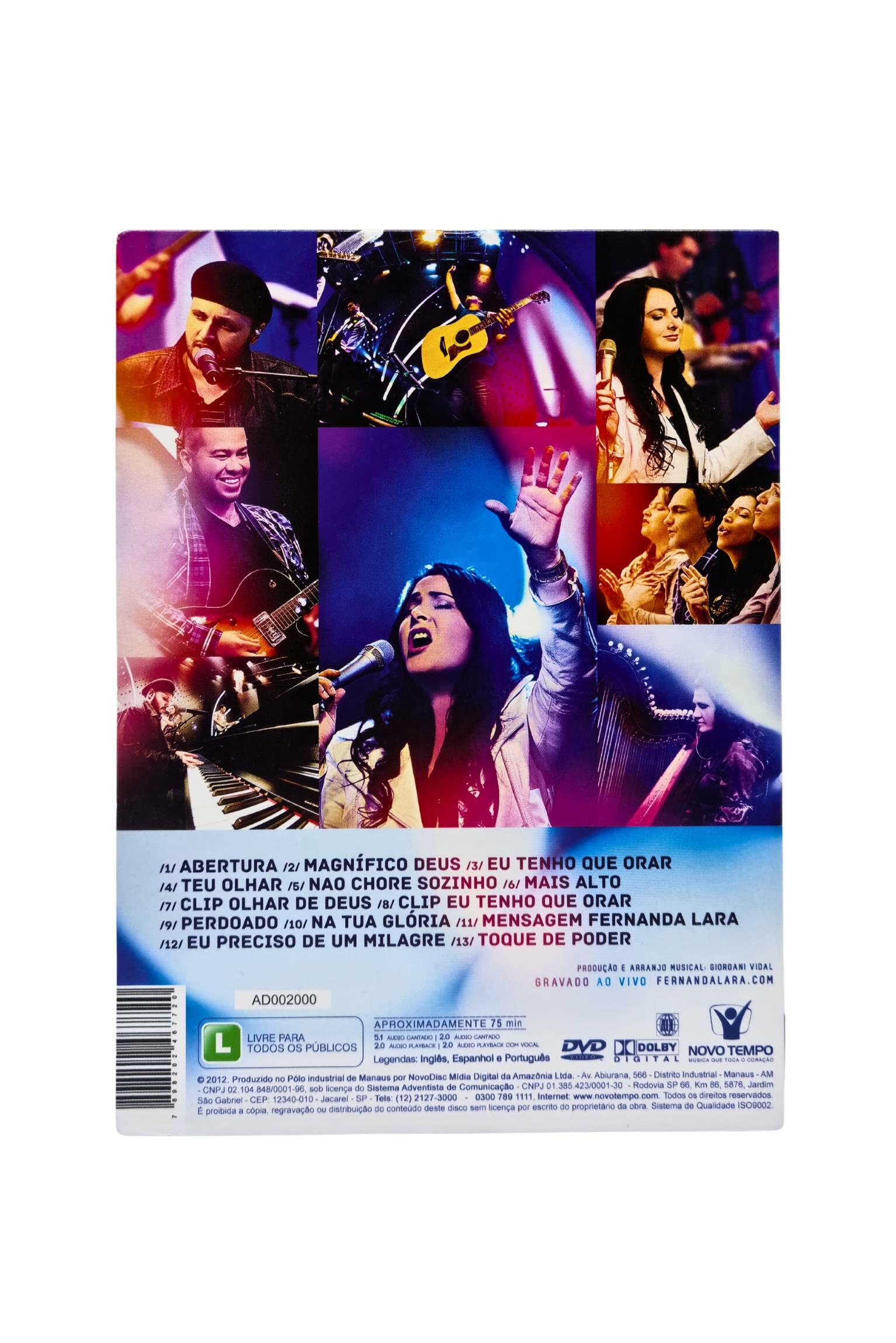 Comprar DVD Magnífico Deus - Fernanda Lara - a partir de R$18,75