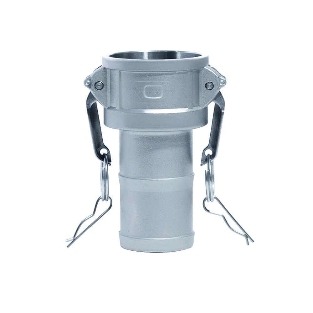 UV-C Acoplador Espigão Aço Inox 304 Mangueira Tipo CamLock