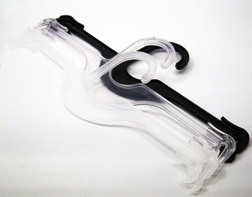 Cabide transparente