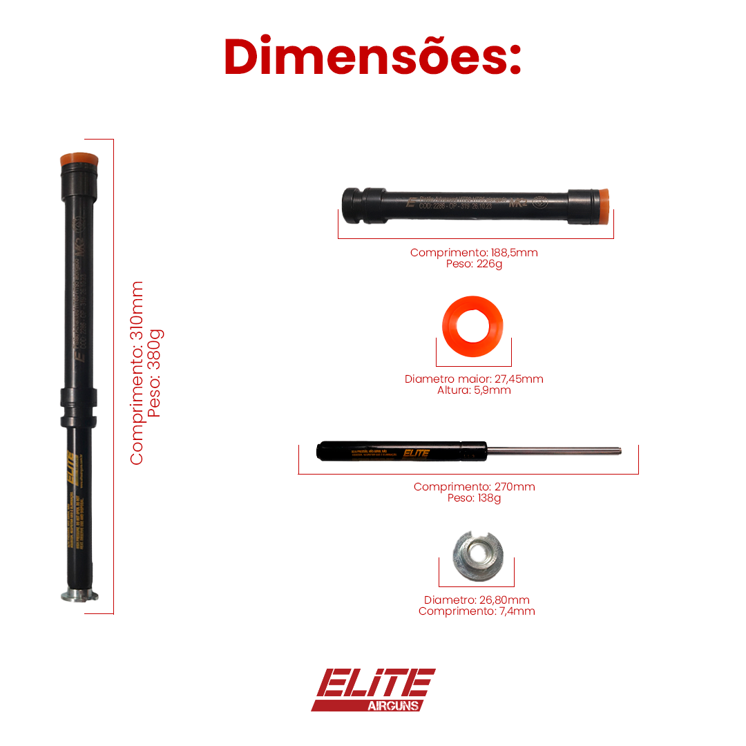 Kit Advanced Hatsan Ht80 / 95 Alongado