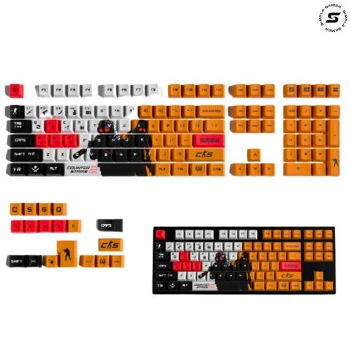 Comprar Keycaps CounterStrike 2 130 teclas personalizadas Keycaps