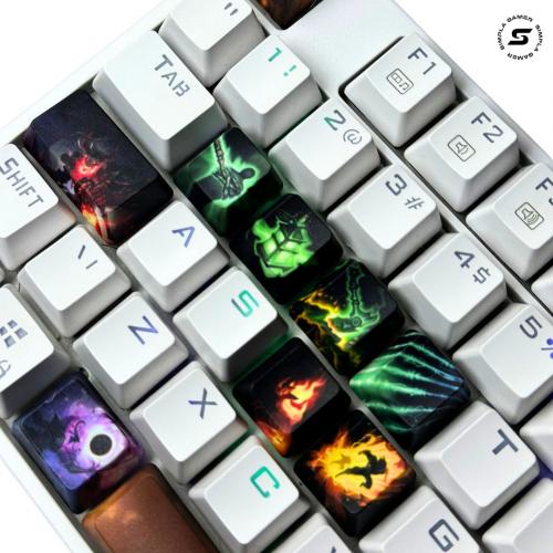 Keycaps | Teclas Personalizadas | ABNT2, ISO, ANSI | Valorant, Counter ...