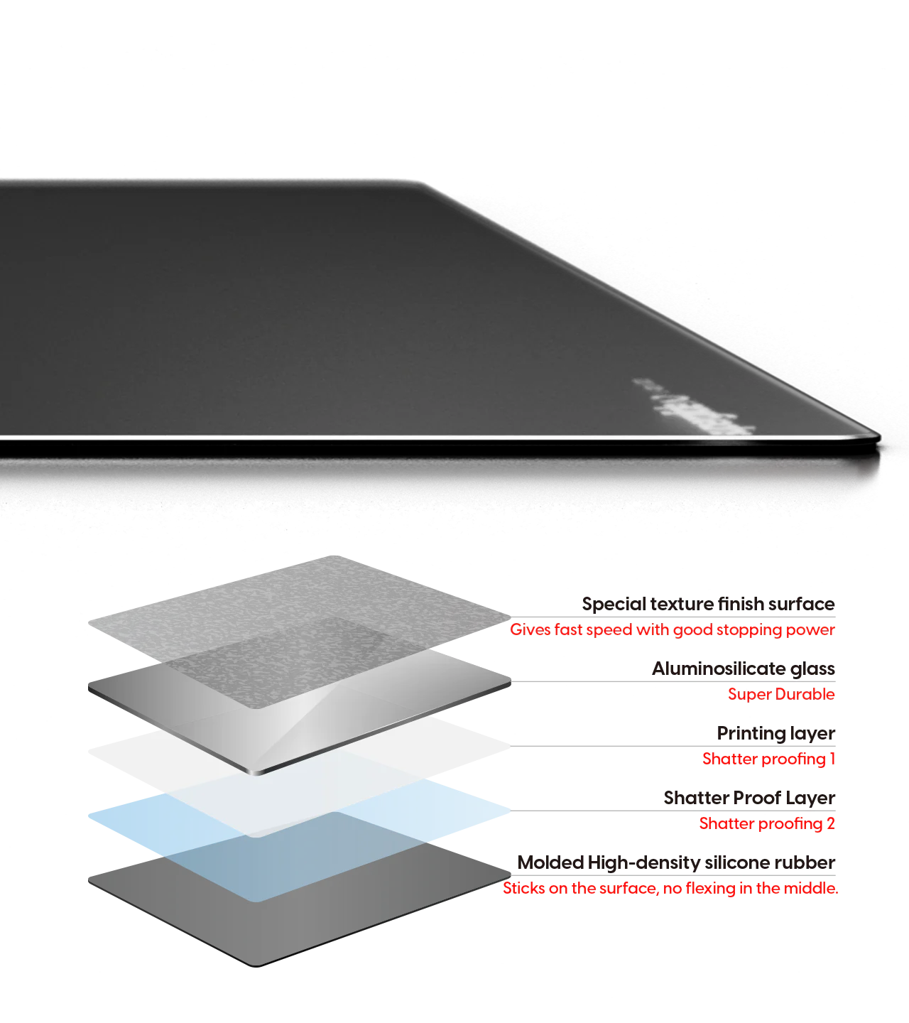 Mouse Pad Pulsar Superglide V2 XL - Preto | Alta Performance e