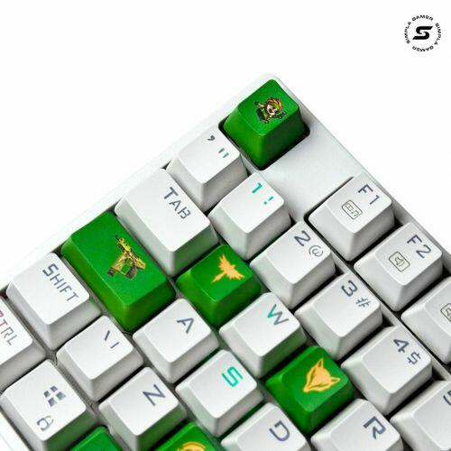 Keycaps Valorant Reyna Edition - 10 Touches PBT Profil OEM, AZERTY