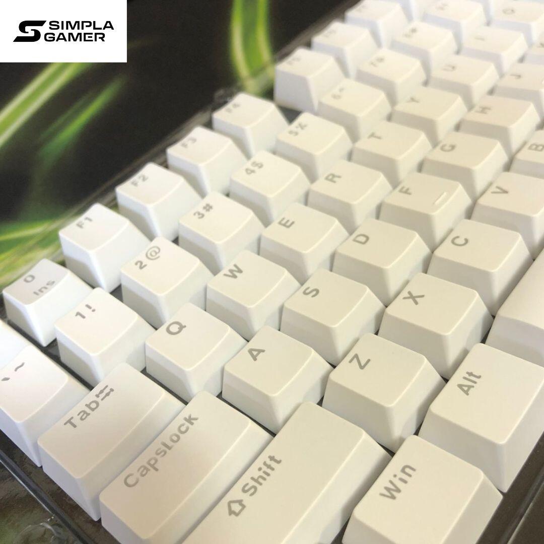 Comprar Keycaps Branca ABS Double Shot Teclas para teclado Mecânico