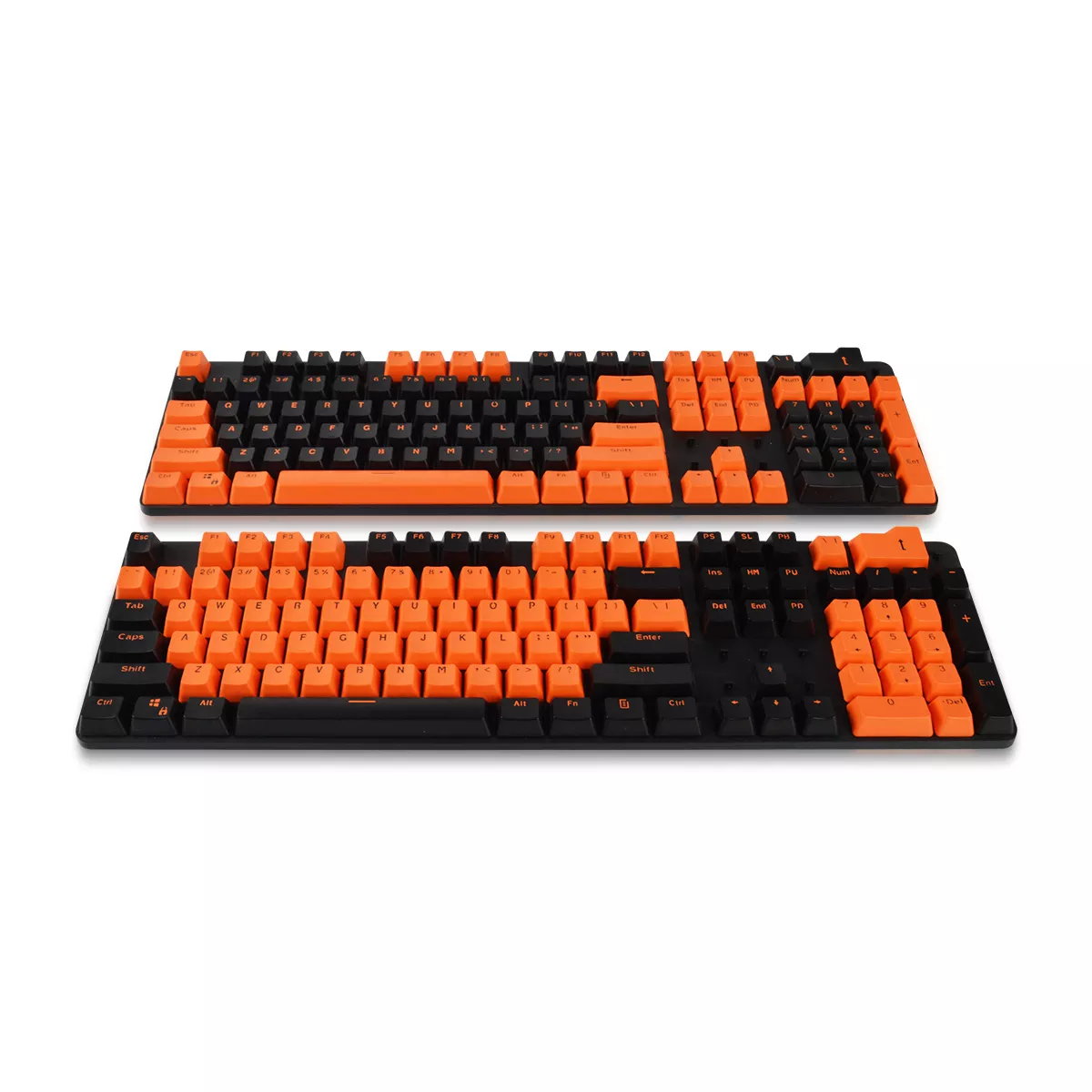 Comprar Keycaps OEM Double Shot Preto e Laranja a partir de R156