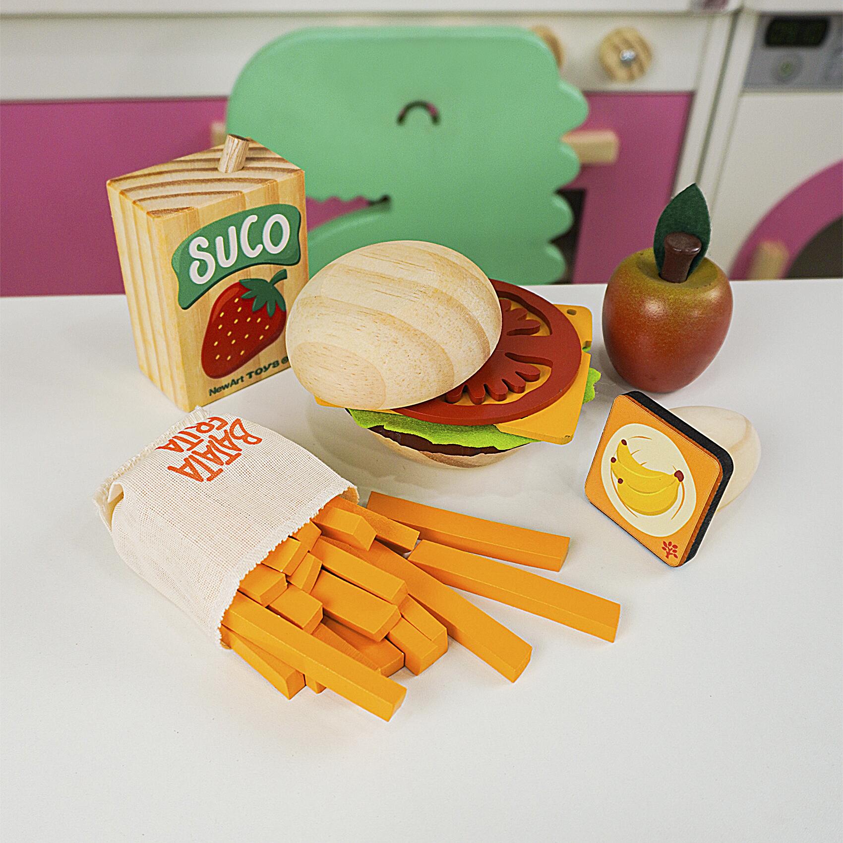 Comprar Kit Sanduíche Brinquedo em Madeira - a partir de R$178,24