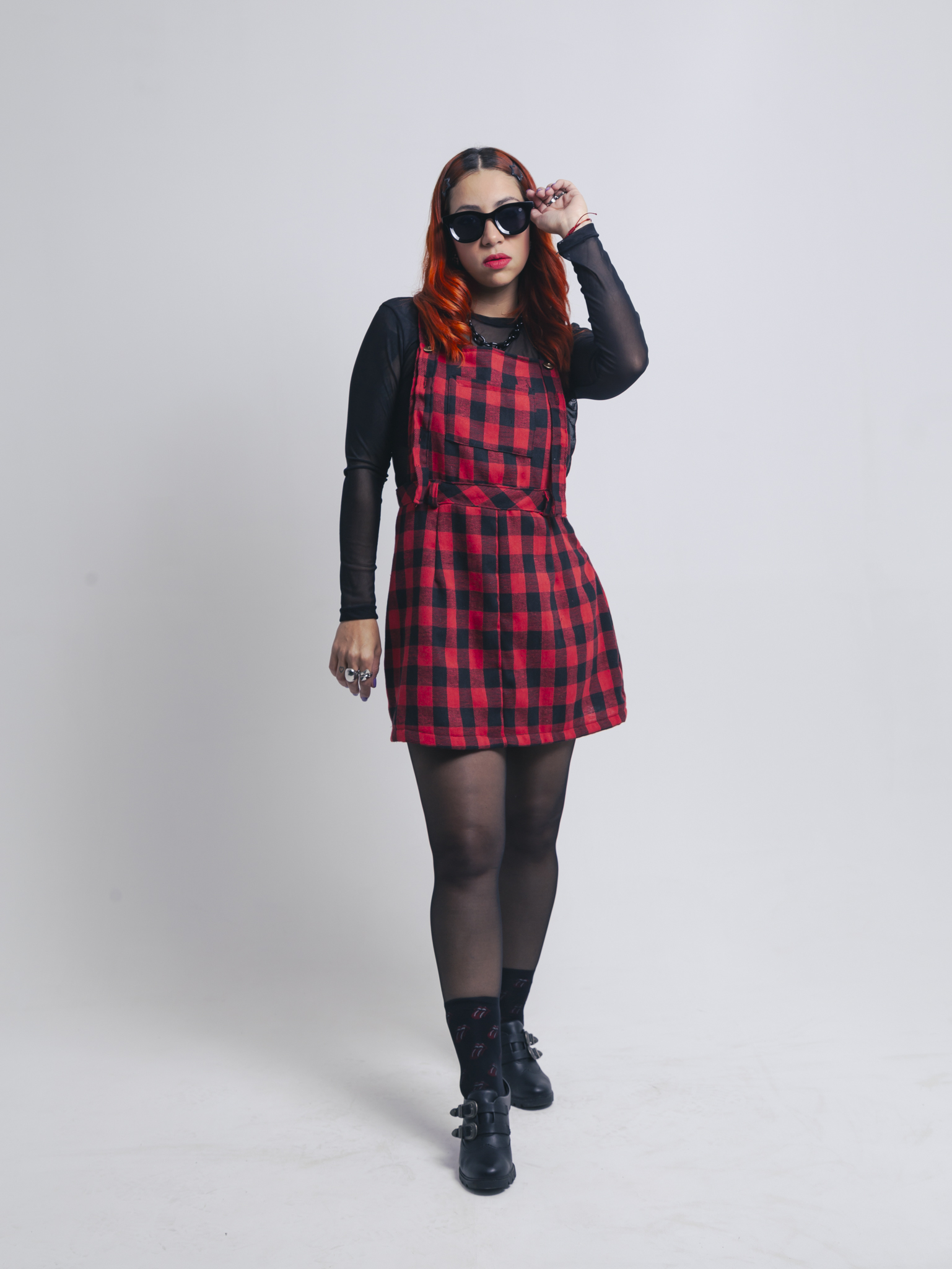 Vestido Xadrez Com Camisa Branca Vestido Xadrez Com Camisa Branca