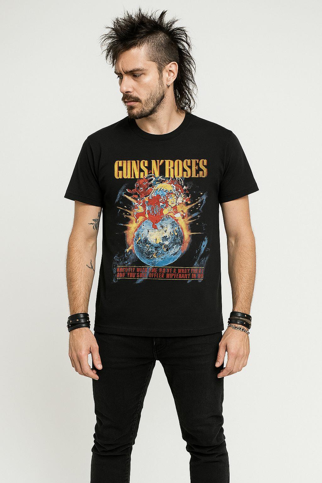 Comprar Camiseta Unissex Turne 2025 Guns N' Roses - R$89,99