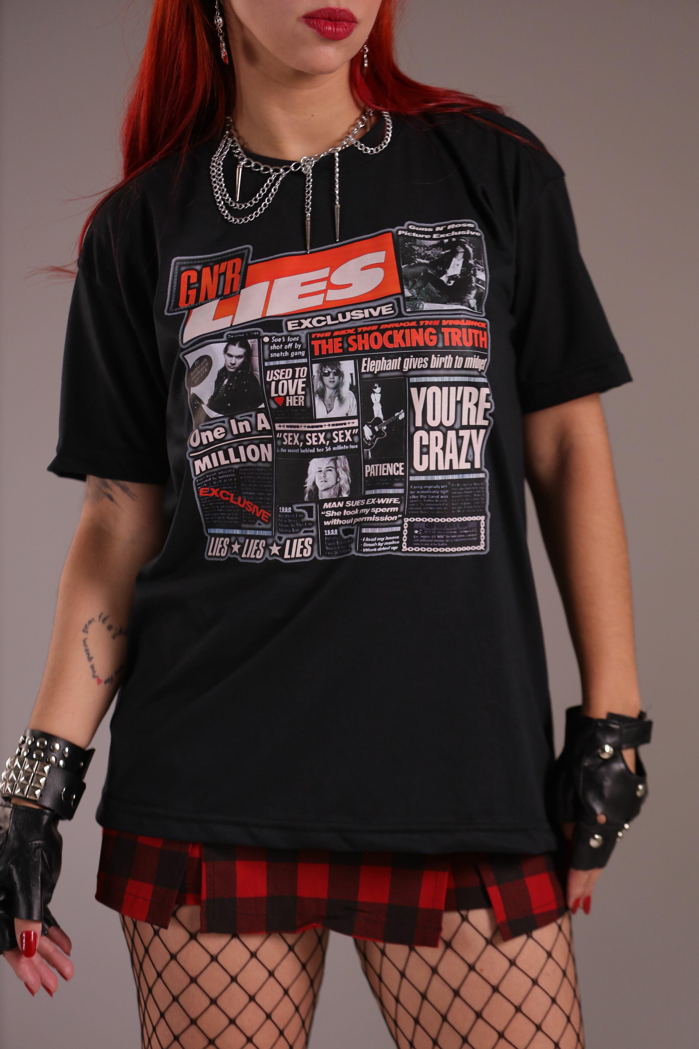 Comprar Camiseta Unissex Guns N Roses Lies - R$89,99