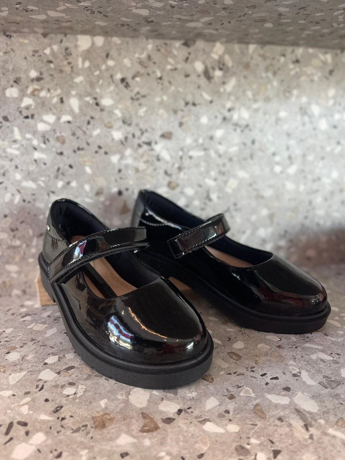 PAMPILI SAPATO TIFANY VERNIZ PRETO 36