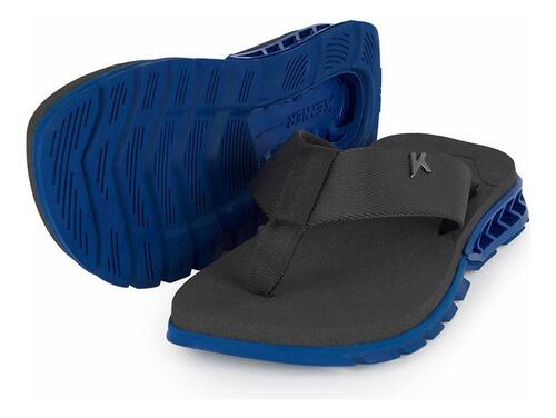 Chinelo Sandália Kenner Rakka Preto / Azul