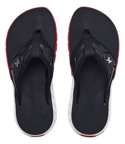 Chinelo Kenner Rakka Ultra Full Force Dlm-08 Preto / Vermelho