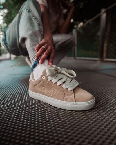 Tênis Tesla Hertz Suede XL Sand - Bege